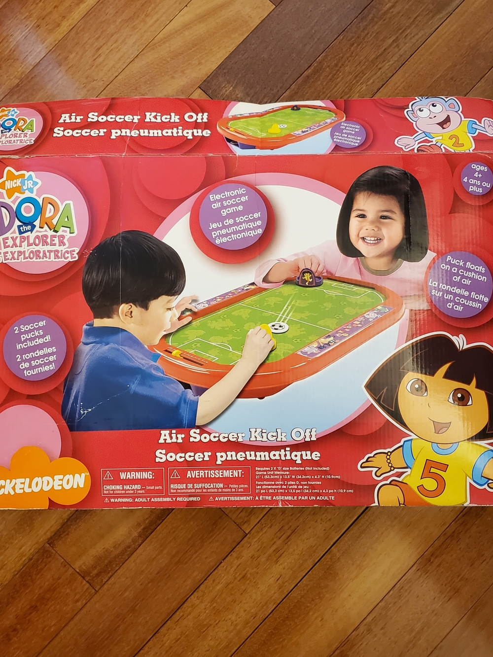 Dora The Explorer - Air Soccer Kick Off Game